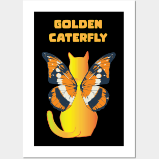 GOLDEN CATERFLY Posters and Art